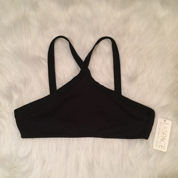 L*Space ridin' high Veenus high neck swim top - Picture 3 of 8